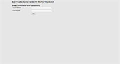 Desktop Screenshot of eclient.centerstone.org